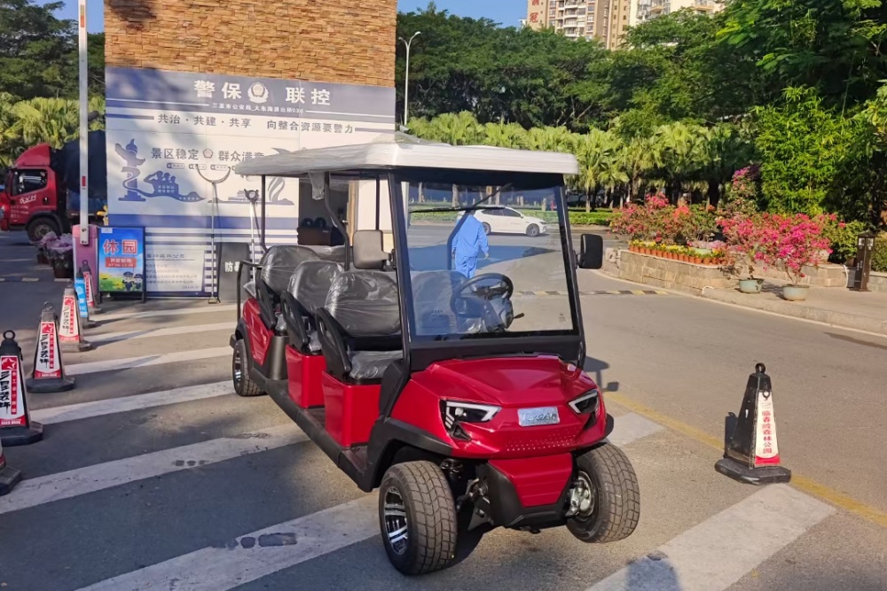 海南三亞臨春嶺森林公園8座高爾夫觀光車